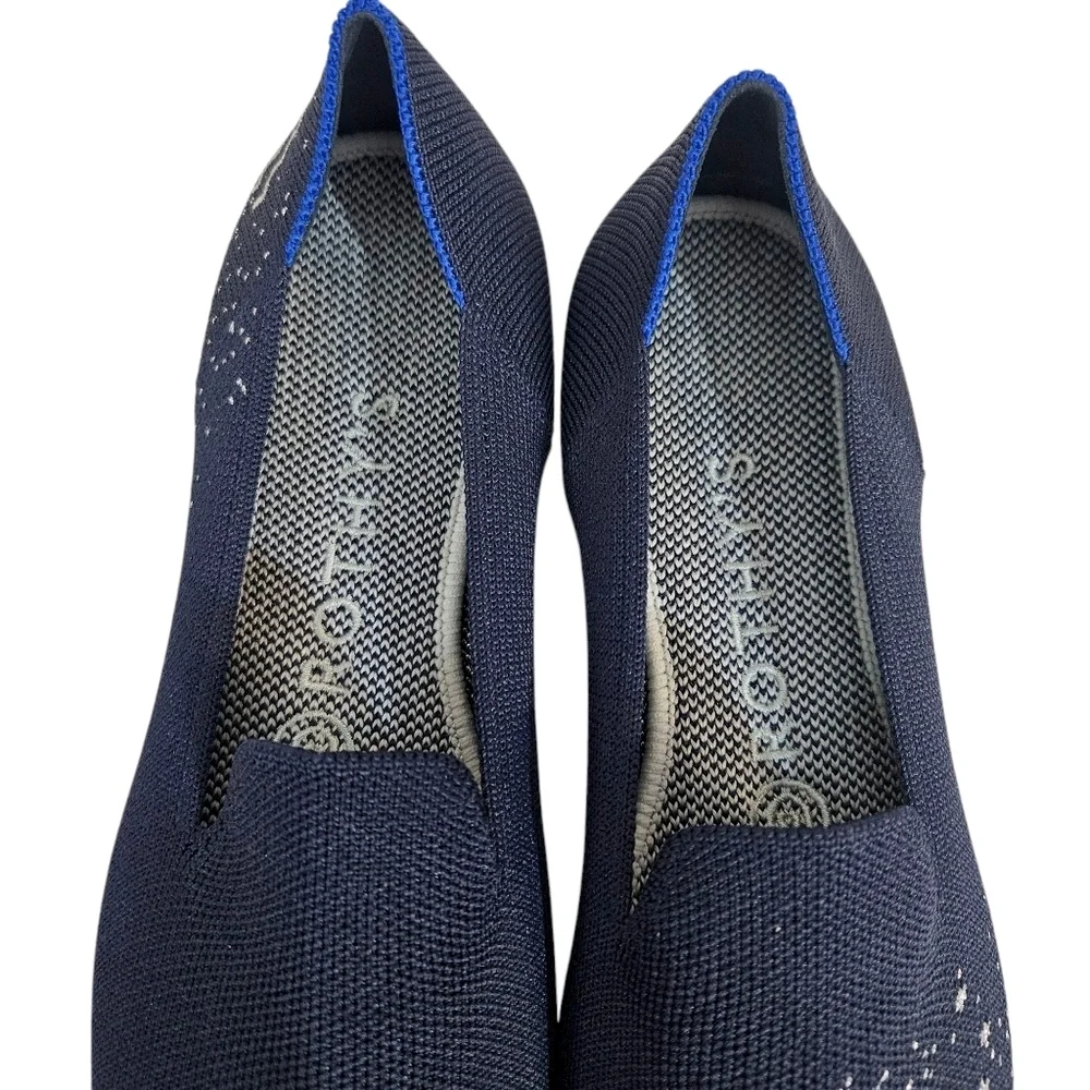Rothy's Zodiac Aquarius Navy Blue Special Edition Loafers